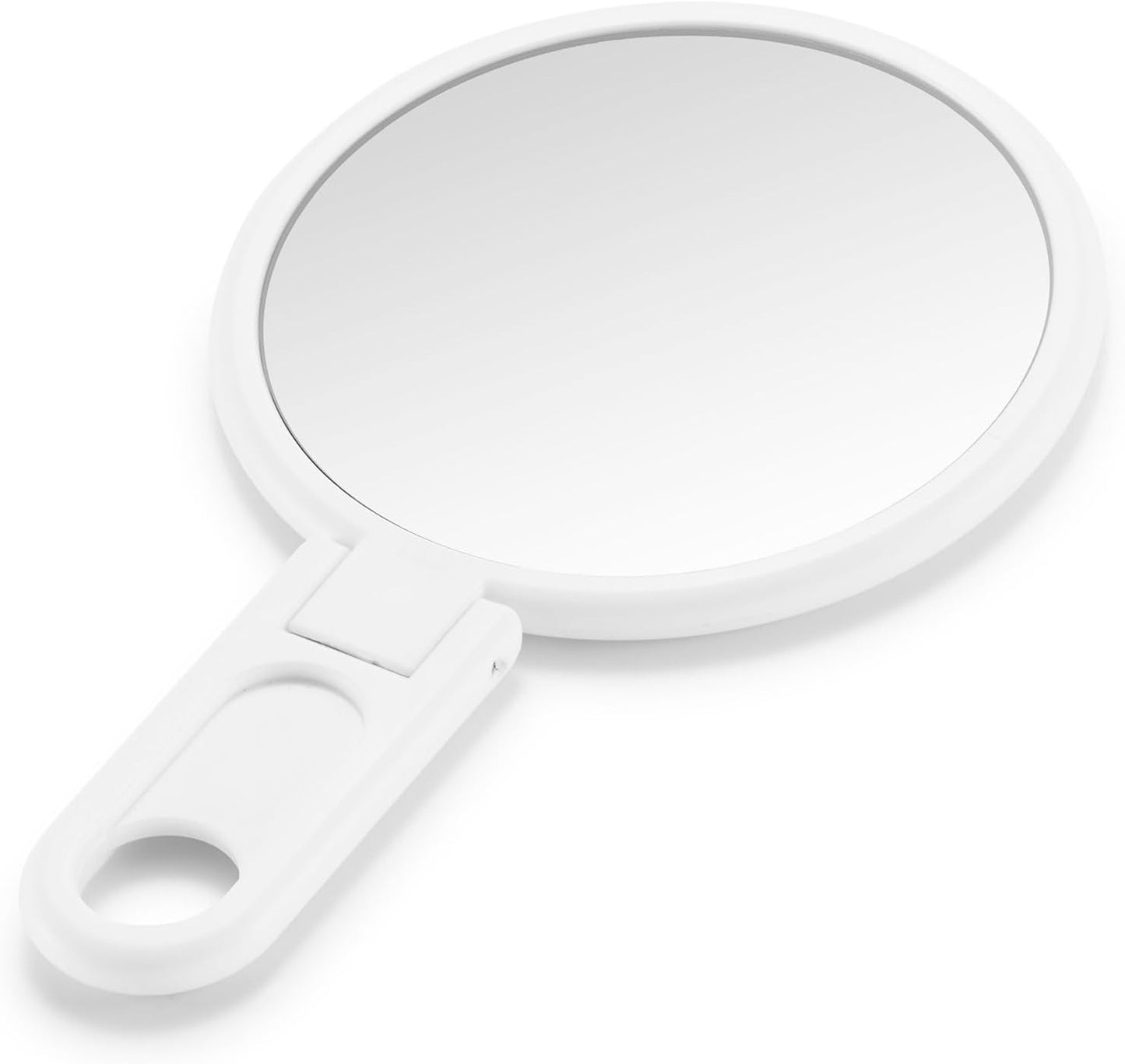 3" Compact Mirror with Adjustable Handle - Mini Folding Mirror for Makeup (Black, Pack of 1)