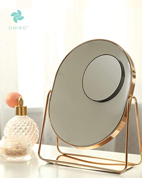 10X(300R) Magnifying Mirror and Eyebrow Tweezers Kit, 3.5" Two Suction Cups Magnifier Travel Set